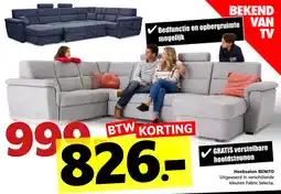 Seats and Sofas Hoeksalon BENITO aanbieding
