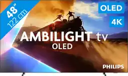 Coolblue Philips Ambilight 48'' OLED760 4K (2025) aanbieding