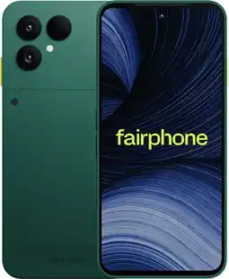 Coolblue Fairphone 6+ 256GB Groen 5G aanbieding