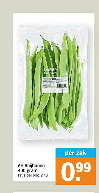 Albert Heijn Ah Snijbonen 400 Gram aanbieding