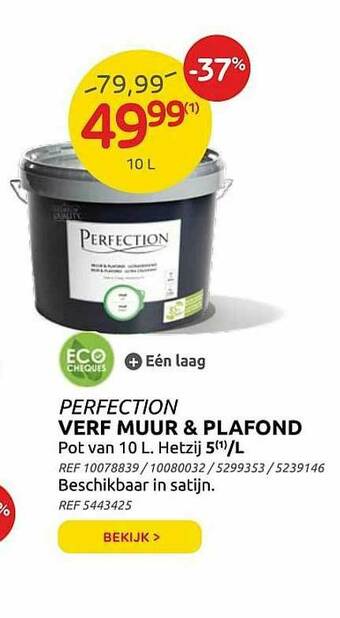 Brico Verf Muur & Plafond aanbieding