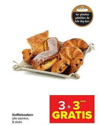 Carrefour Market Koffiekoeken aanbieding