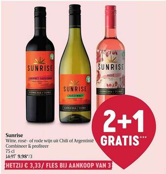 Delhaize Sunrise aanbieding