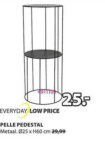 Jysk Pelle Pedestal aanbieding