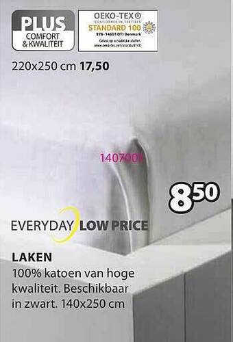 Jysk Laken aanbieding