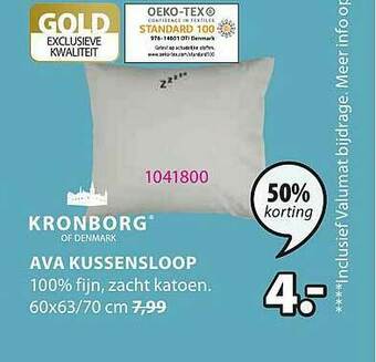 Jysk Ava Kussensloop aanbieding