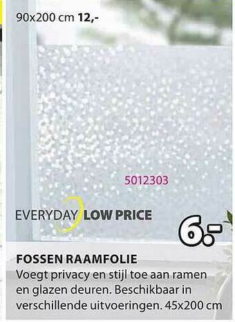 Fossen Raamfolie