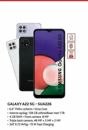 Selexion Galaxy A22 5g - Sua226 aanbieding