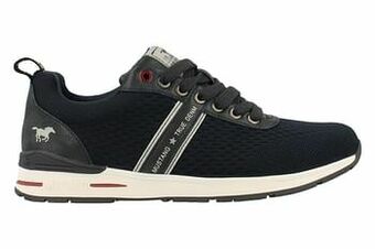 Berca Shoes Mustang Sneaker Laag Heren - Blauw aanbieding