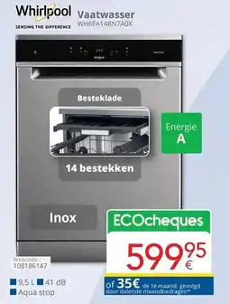 Eldi Vaatwasser WH6FA14BN7A0X aanbieding