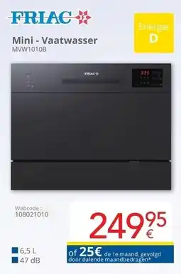 Eldi Mini - Vaatwasser aanbieding