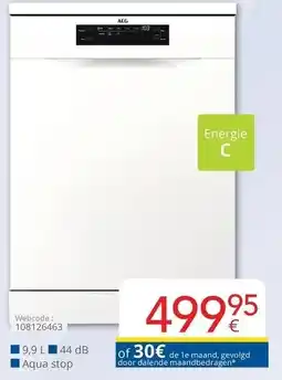 Eldi AEG wasmachine aanbieding