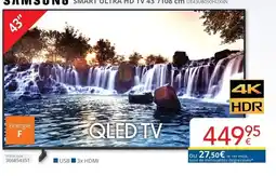 Eldi Samsung smart ultra hd tv 43 aanbieding