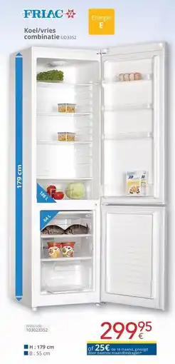 Eldi Koel/vries combinatie UD3352 aanbieding
