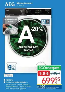 Eldi Wasautomaat AEG aanbieding