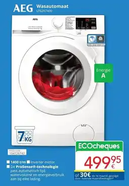 Eldi Wasautomaat AEG aanbieding
