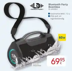 Eldi Bluetooth Party Boombox aanbieding