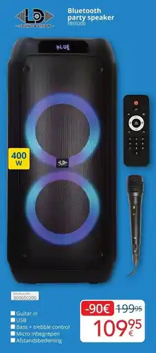 Eldi Bluetooth party speaker aanbieding