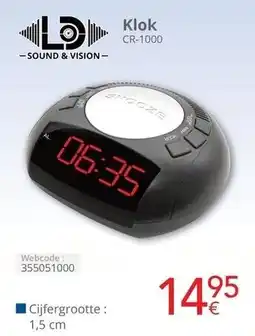 Eldi Klok CR-1000 aanbieding