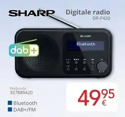 Eldi Digitale radio DR-P420 aanbieding