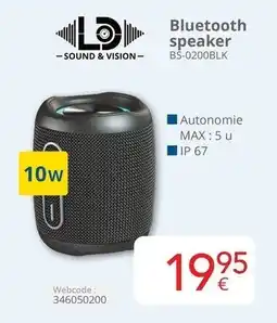 Eldi Bluetooth speaker aanbieding