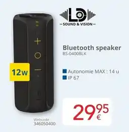 Eldi Bluetooth speaker aanbieding