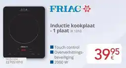 Eldi Inductie kookplaat - 1 plaat IK 1010 aanbieding