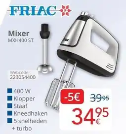 Eldi Mixer MXH400 ST aanbieding