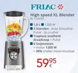 Eldi High speed XL Blender aanbieding