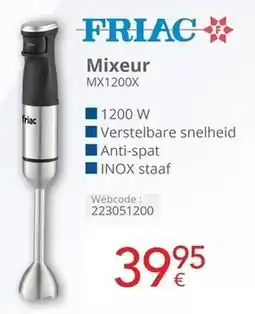 Eldi Mixeur MX1200X aanbieding