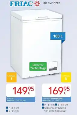 Eldi Diepvriezer aanbieding