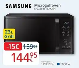 Eldi Samsung Microgolfoven aanbieding