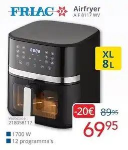 Eldi Airfryer AIF 8117 WW aanbieding