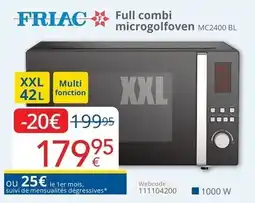 Eldi Full combi microgolfoven MC2400 BL aanbieding