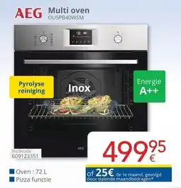 Eldi Multi oven AEG aanbieding