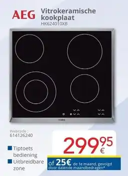 Eldi Vitrokeramische kookplaat aanbieding