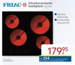 Eldi Vitrokeramische kookplaat VST6020 aanbieding