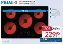 Eldi Vitrokeramische kookplaat aanbieding