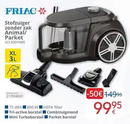 Eldi Stofzuiger zonder zak Animal/Parket aanbieding
