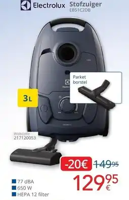 Eldi Electrolux Stofzuiger aanbieding