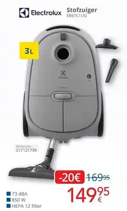 Eldi Stofzuiger Electrolux aanbieding