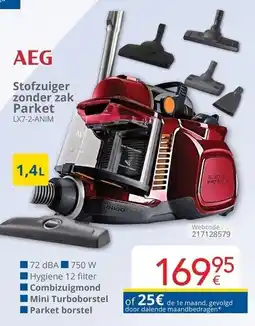 Eldi Stofzuiger zonder zak Parket aanbieding