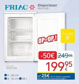 Eldi Diepvriezer aanbieding