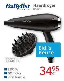 Eldi Haardroger D572E aanbieding