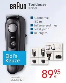 Eldi Tondeuse BT9421 aanbieding
