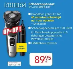 Eldi Philips scheerapparaat aanbieding