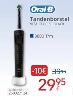 Eldi Tandenborstel vitality pro black aanbieding