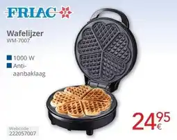 Eldi Wafelijzer WM-7007 aanbieding
