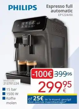Eldi Espresso full automatic aanbieding