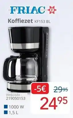 Eldi Koffiezet KF153 BL aanbieding